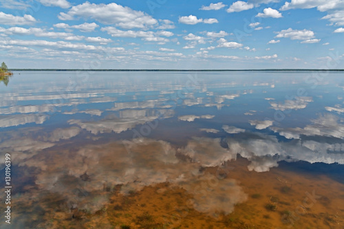 Sky in water