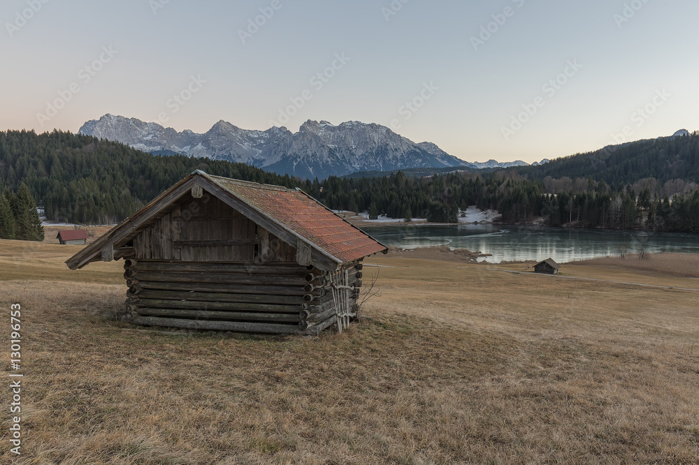 Malerische Landschaft am Geroldsee Malerische Landschaft am Geroldsee