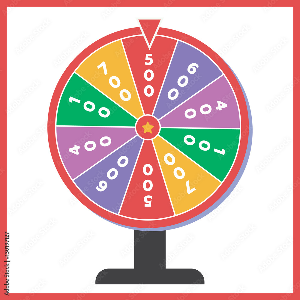 Wheel of fortune vector illustration Wheel of fortune vector illustration