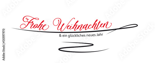 frohe weihnachten - schriftzug