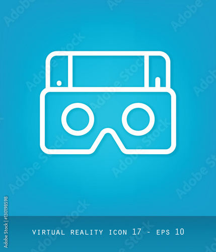 3D Brille Symbol, Vektor Icon aus Set zu virtuelle Realität und