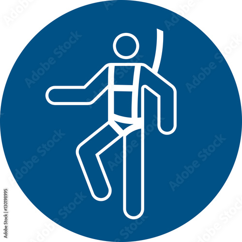ISO 7010 M018 Wear a safety harness