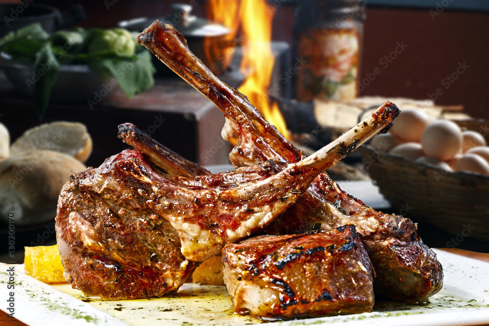 Fotografie Rack of Lamb