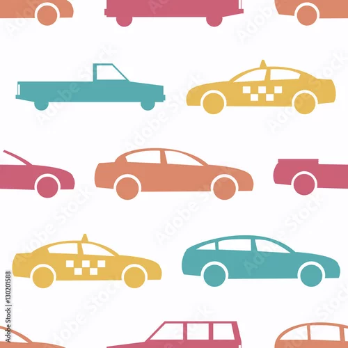 Tapety Wzór retro samochodów