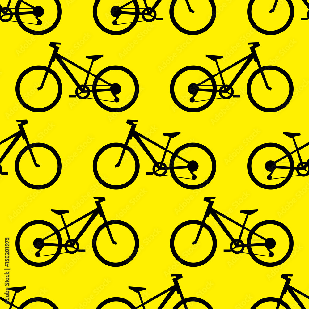 Retro bike seamless pattern Retro bike seamless pattern