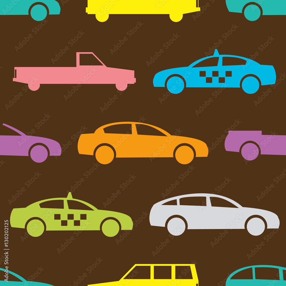 Retro car seamless pattern Retro car seamless pattern