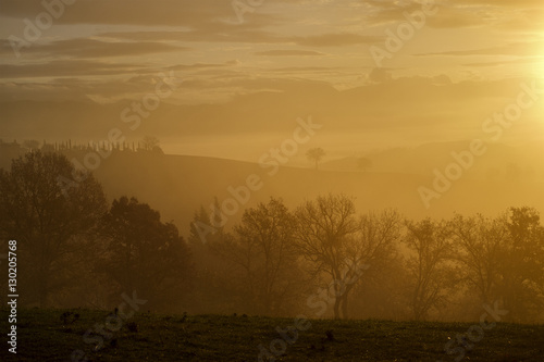 tramonto in umbria