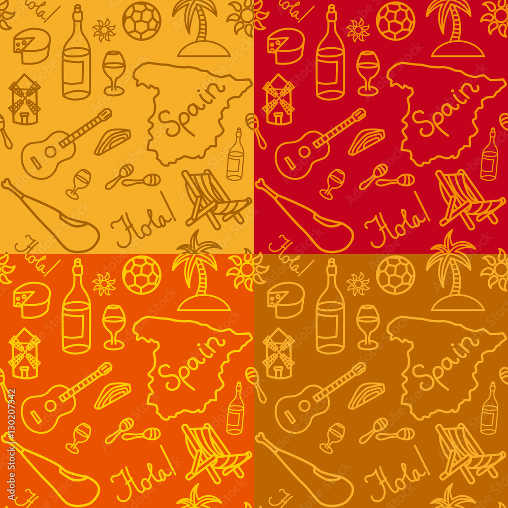 spanish seamless pattern spanish seamless pattern