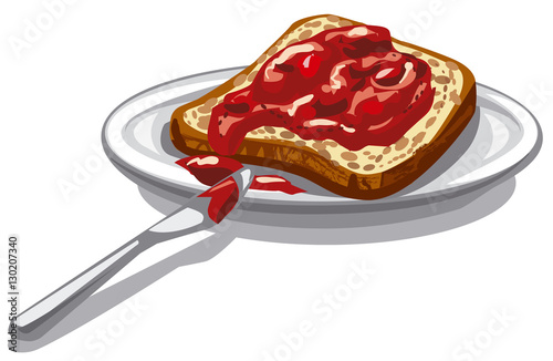 bread with jam
