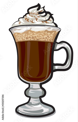 irish coffee cocktail