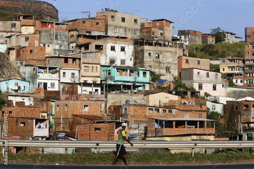 Favelas in Salvador da Bahia, Bahia, Brazil photo