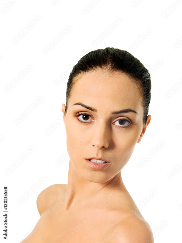 Portrait of beautiful young spa woman Portrait of beautiful young spa woman