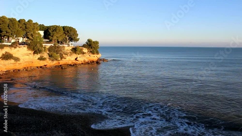 Playa dels Capellans en l'Ampolla, Cataluña (España) photo