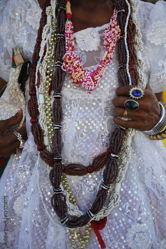Ialorixa, Candomble priestess, Salvador, Bahia, Brazil photo