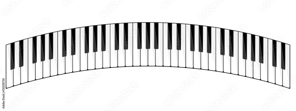 Vector illustration. Musical flat background. Piano key, keyboard. Melody. Instrument. Vector illustration. Musical flat background. Piano key, keyboard. Melody. Instrument.