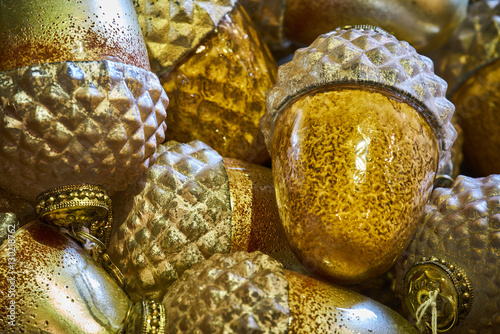 Acorn Shaped Luxury Chrisrtmas Baubles photo