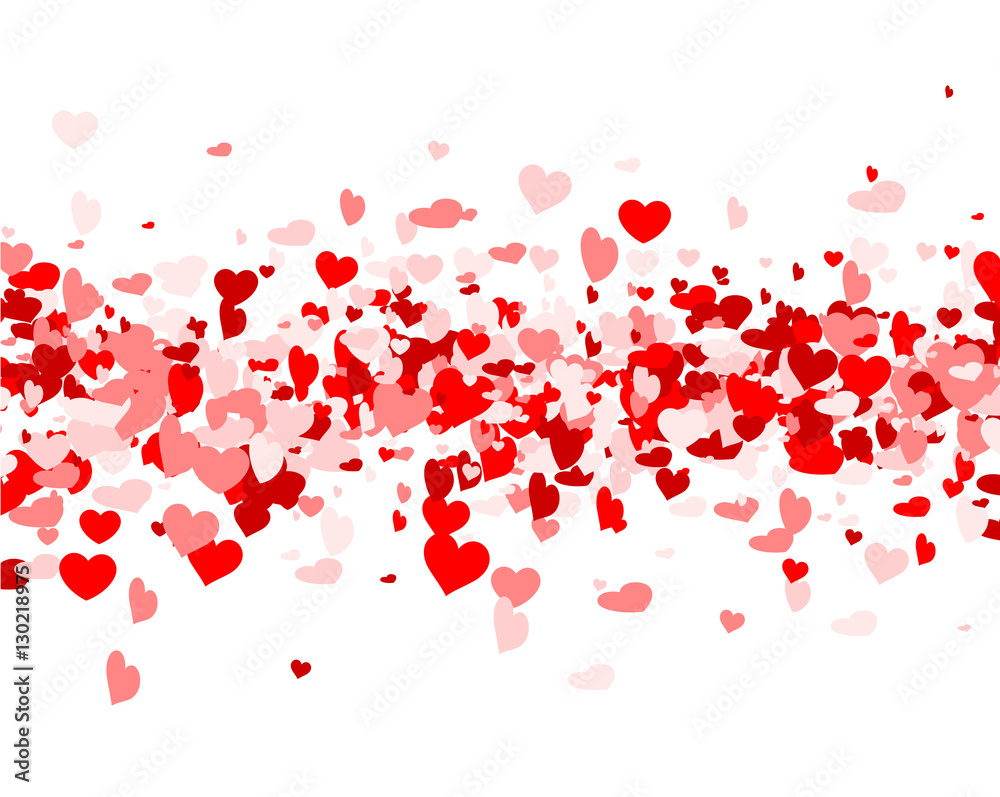 Love valentine's background with hearts. Love valentine's background with hearts.