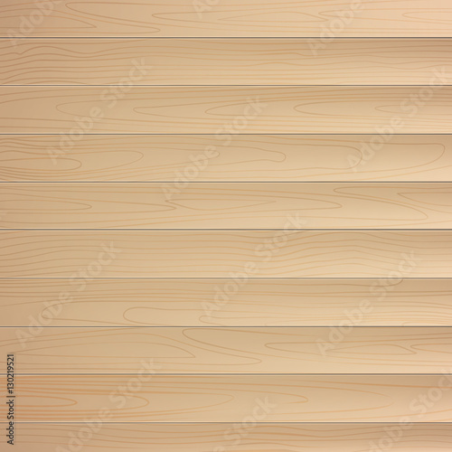 Wood plank background  natural vector wooden planks with texture fibers  realistic image
