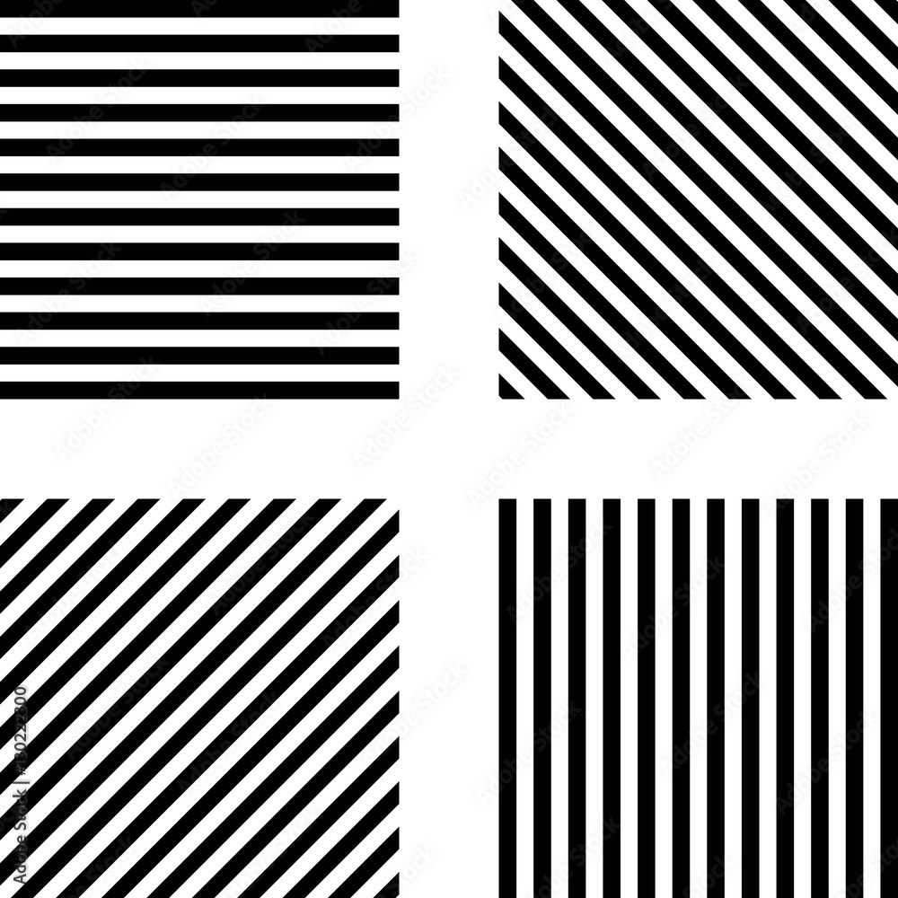 Striped square pattern template set Striped square pattern template set