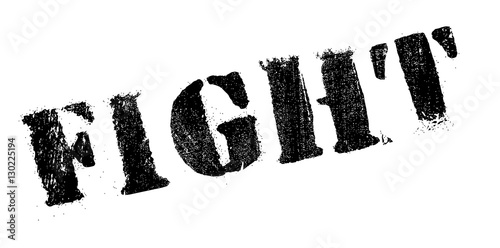 Fight rubber stamp. Grunge design with dust scratches. Effects can be easily removed for a clean, crisp look. Color is easily changed.