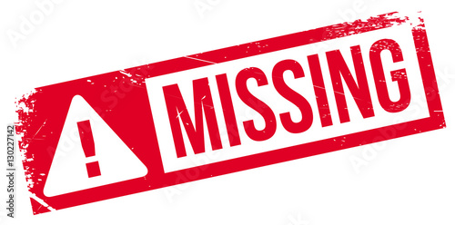 Missing rubber stamp. Grunge design with dust scratches. Effects can be easily removed for a clean, crisp look. Color is easily changed.