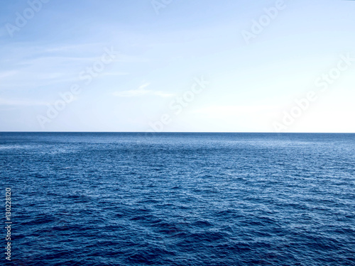 Sea and sky horizon background
