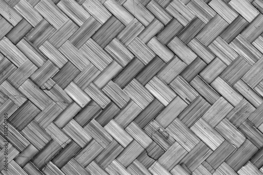 Weave pattern of bamboo background Weave pattern of bamboo background