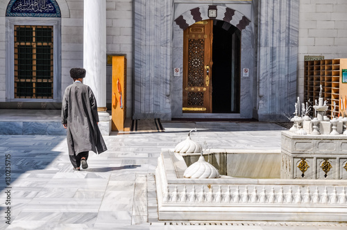 Walking man in Ashgabat
