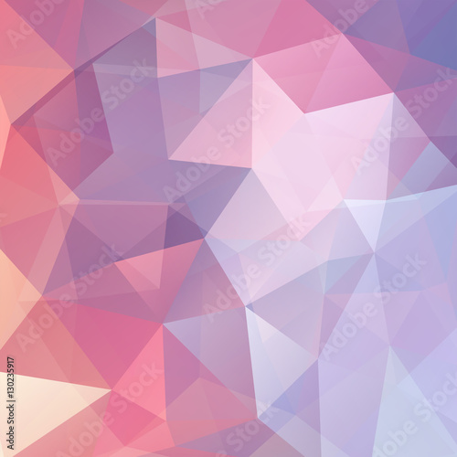 Abstract geometric style pastel pink background. Vector illustration