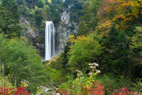 Water fall in Japan photo