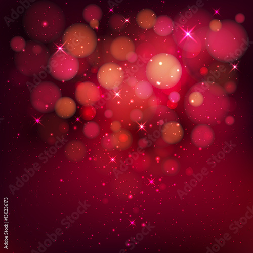 Red Festive Christmas background. Elegant abstract background wi