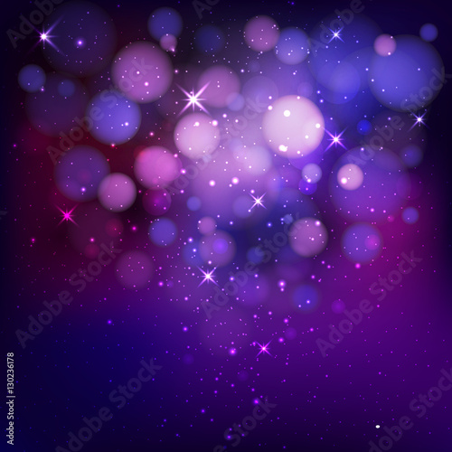 Purple Festive Christmas background. Elegant abstract background