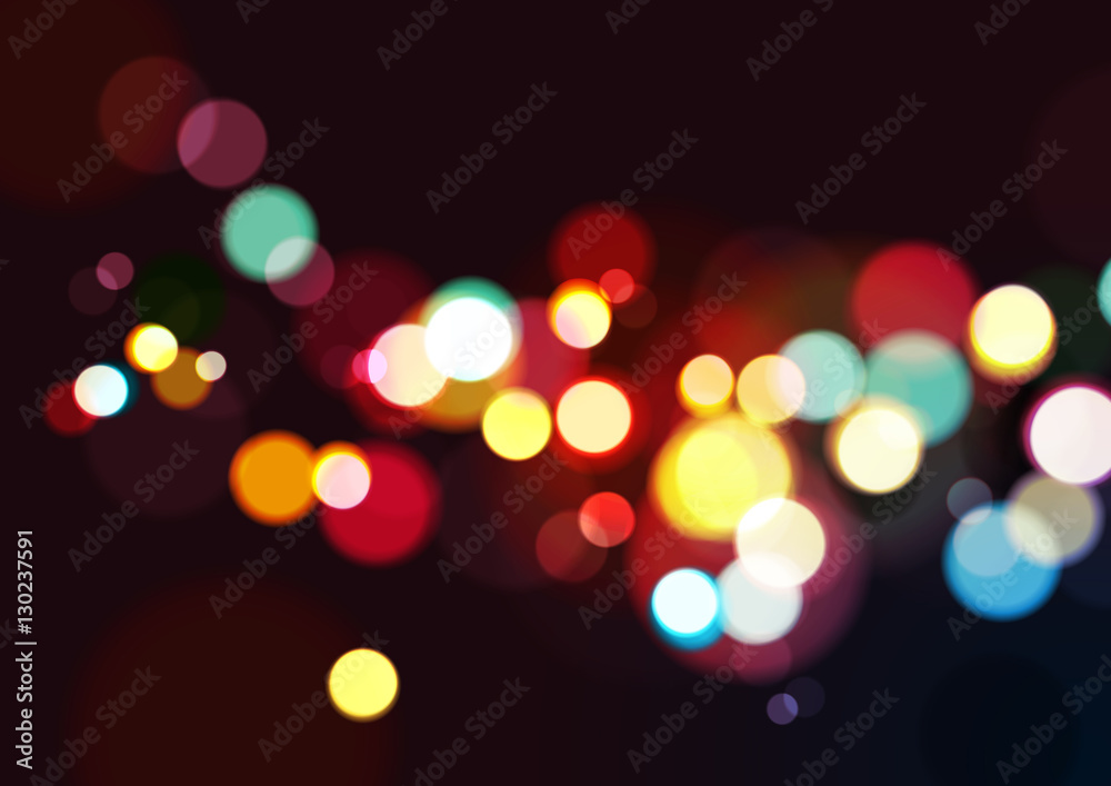 Fototapeta premium Abstract Christmas Lights Background