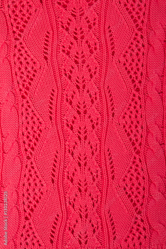 Trendy knit openwork background.