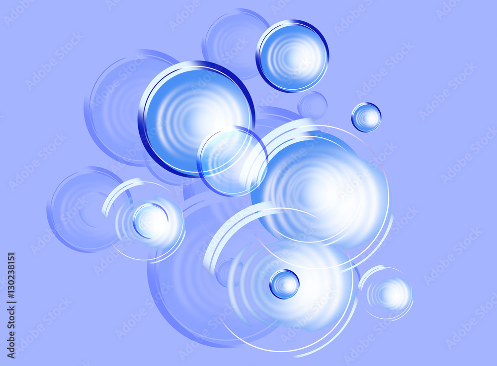 background of colour bubbles