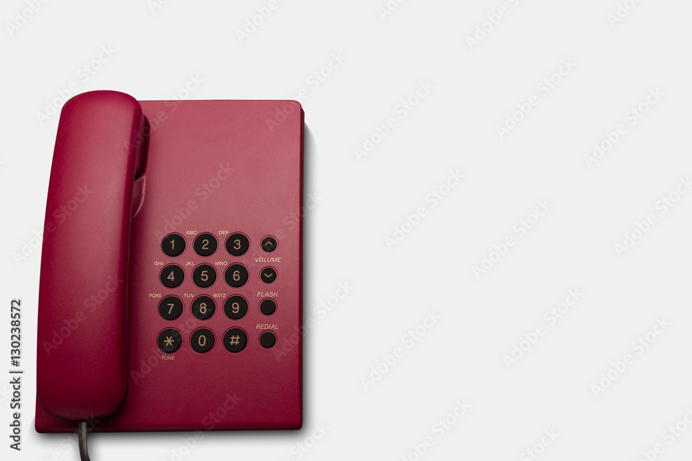 telephone isolated on white background. telephone isolated on white background.