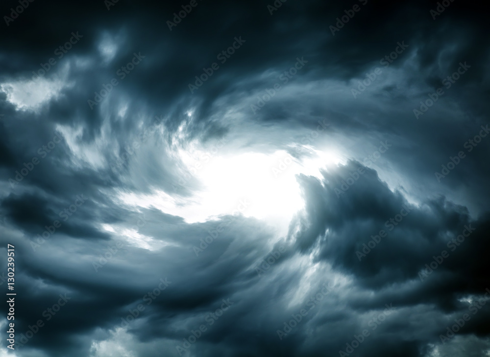 Obraz premium Whirlwind in the Clouds