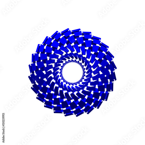 Abstract polygonal broken s...