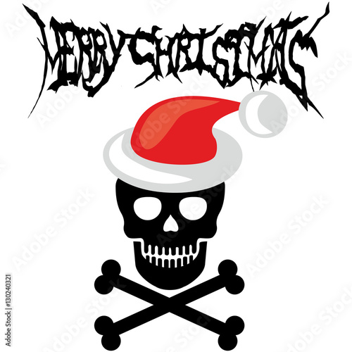 Christmas skull