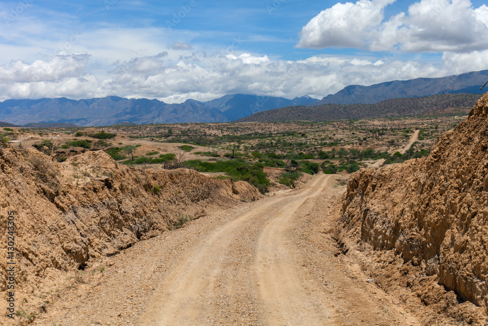Desert Road: A rough dirt way