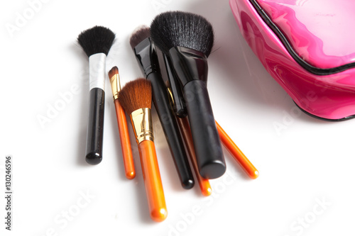 pennelli per make-up e vari accessori per il trucco professionale  photo