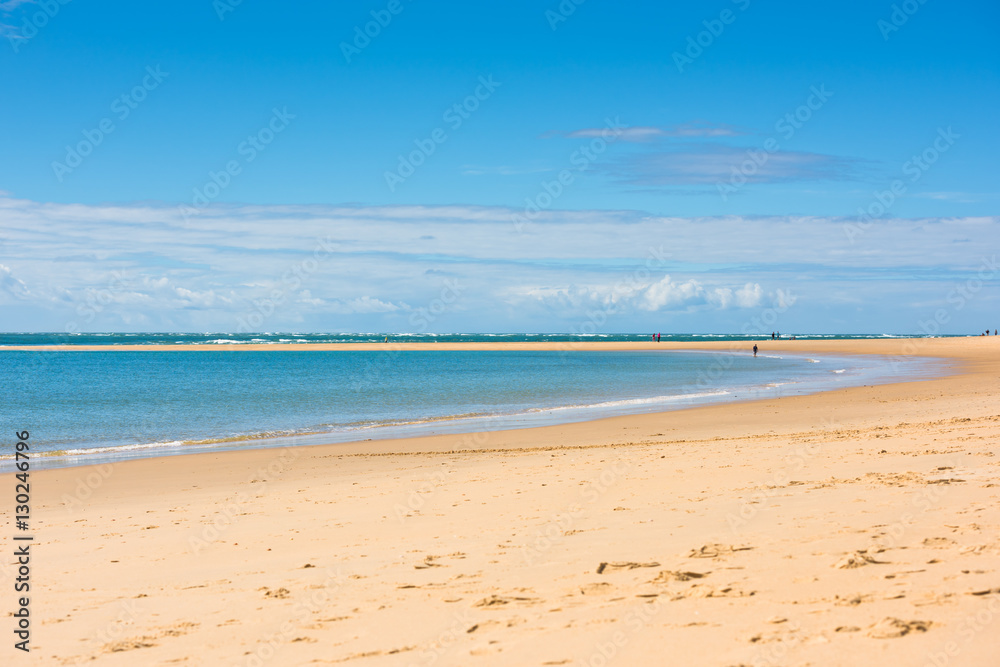Fototapeta premium Sand Atlantic beach, France