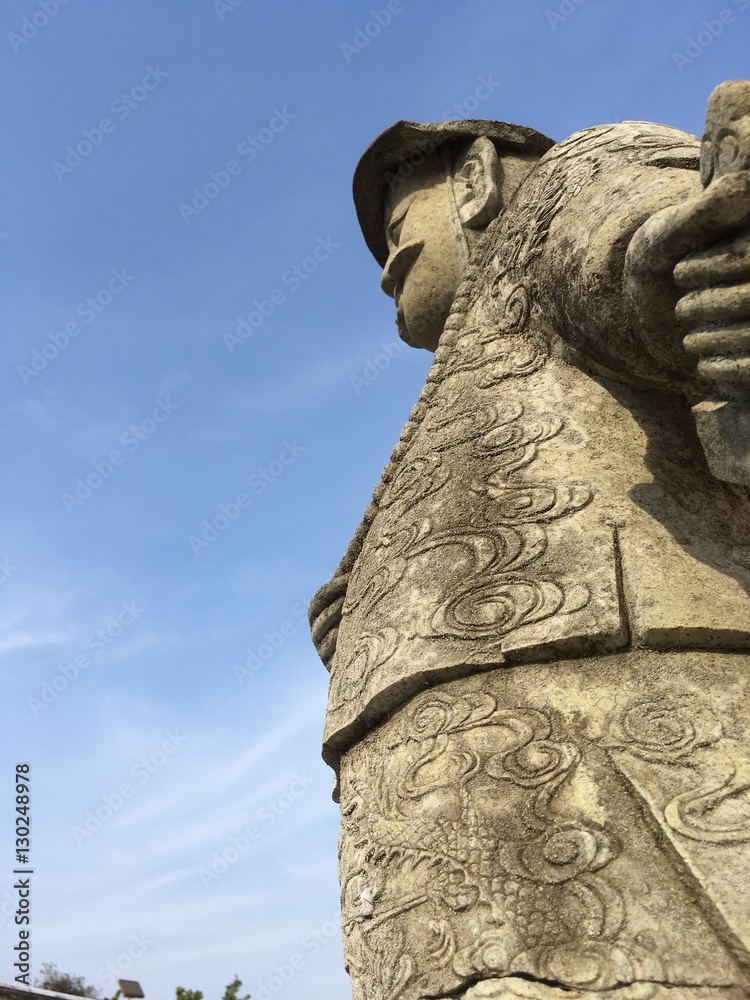 Obraz premium chinese statue in Phrapathom Chedi