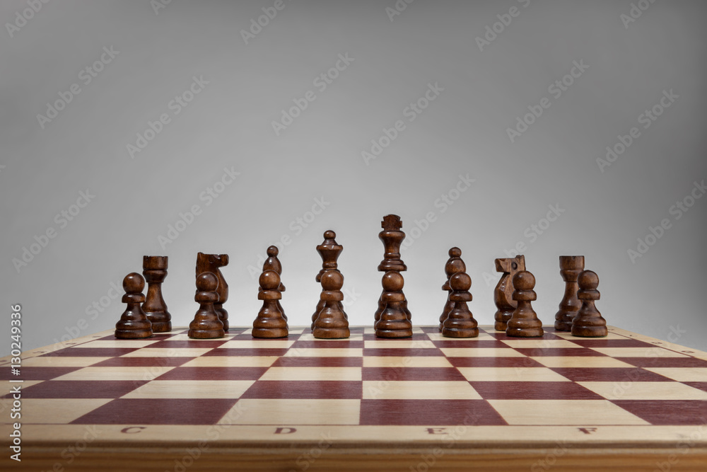 Compass Chess Piece On Chess Board Stock Photo 2260206627