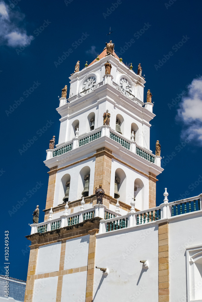 Clock tower in Peru