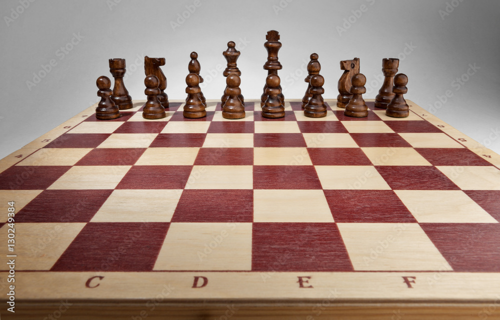 Compass Chess Piece On Chess Board Stock Photo 2260206627