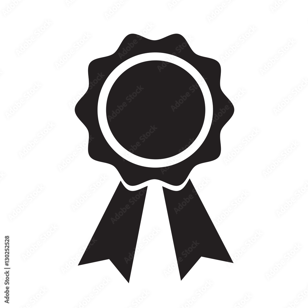 Ribbon icon illustration design Ribbon icon illustration design