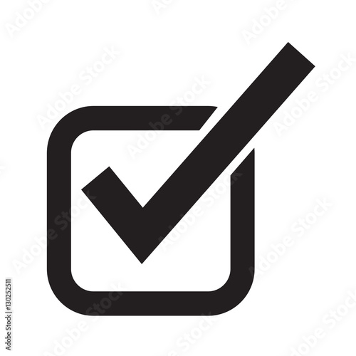 Checkmark icon illustration design
