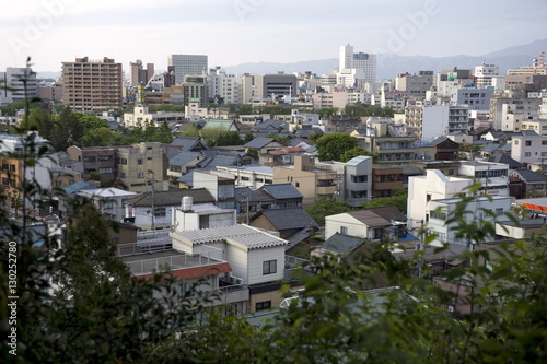 Skyline of Fukui City, Fukui Prefecture, Japan photo