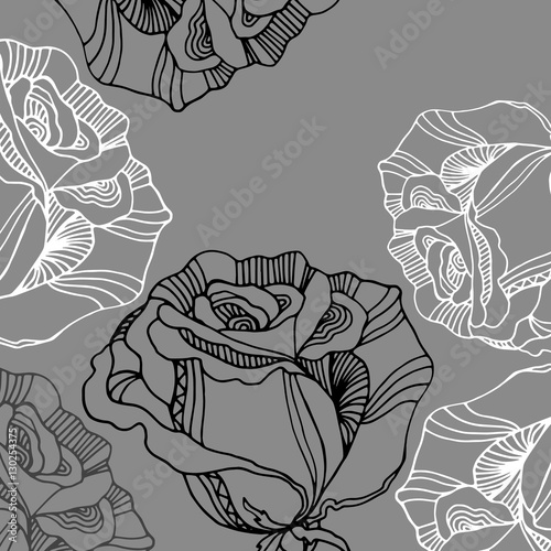 floral flower rose spring summer background botanical